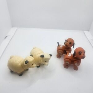 Vintage Lot of 4‎ Fisher Price Animals
